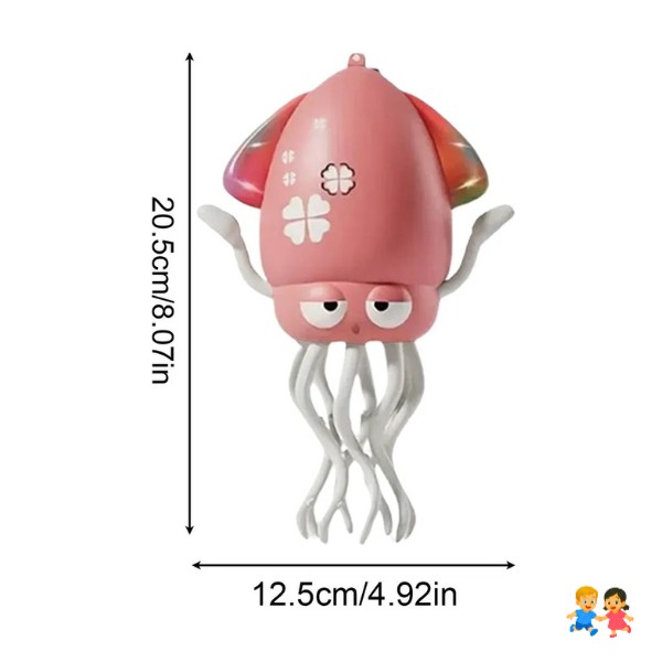 Pulpo Bailarín Juguete Electrónico con Luces LED y Movimiento
