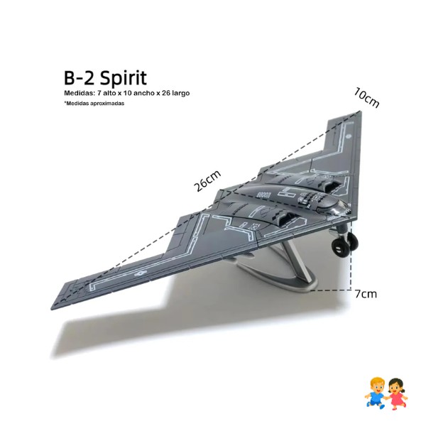 Avión Bombardero B-2 A Escala Armable