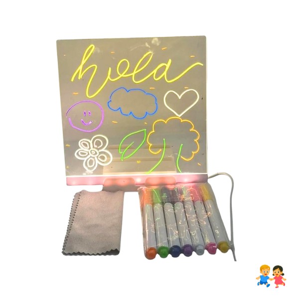 Tablero Dibujo For Niños Tableros Mágicos Marcadores 15x15 cm