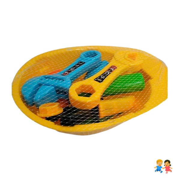 Oferta Kit De Herramientas Con Casco - 8 Piezas 3-8 Años.
