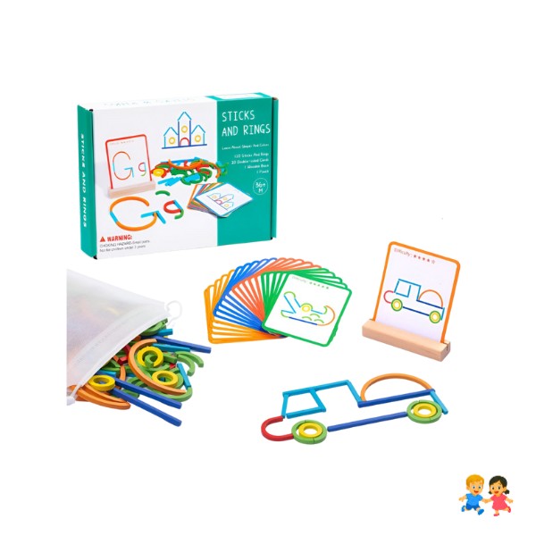 Juego de Motricidad Fina y Aprendizaje Infantil 120 Piezas