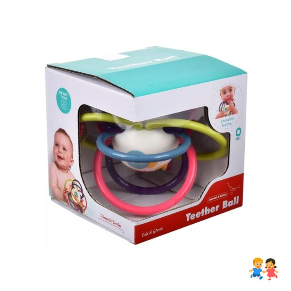 Sonajero de colores para bebés con fácil agarre