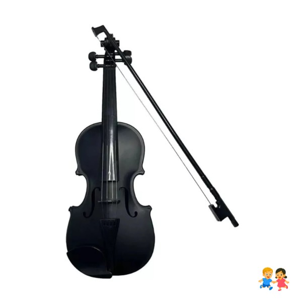 Juguete Violín Para Niños Musical Negro
