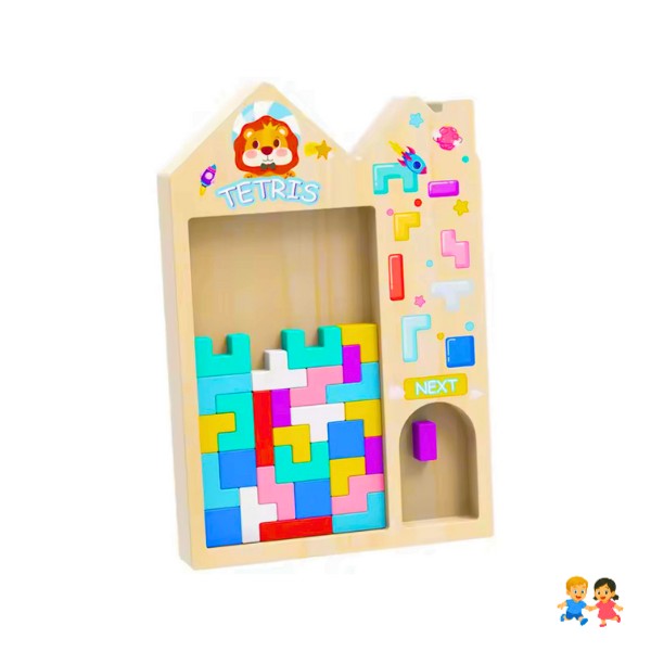 Rompecabezas Juego de Madera Educativo Infantil Bloques Encajables