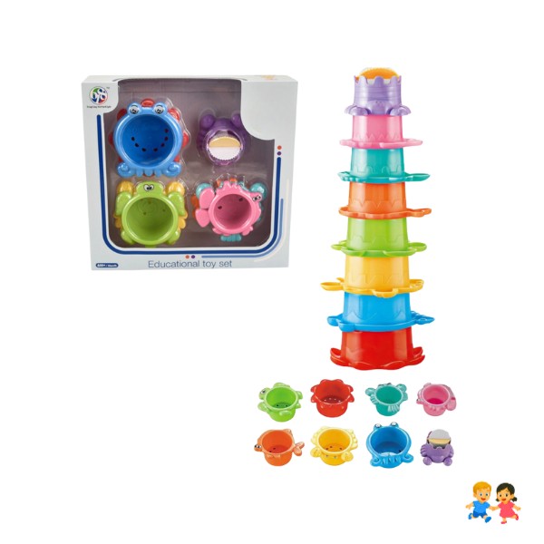 Vasos Apilables Juego Para Bebés Y Niños.