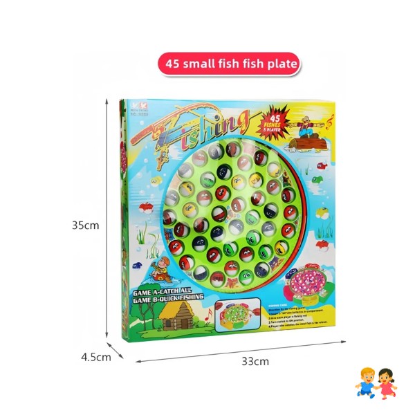 Juguete De Pesca Eléctrico Giratorio Musical Juego Niños