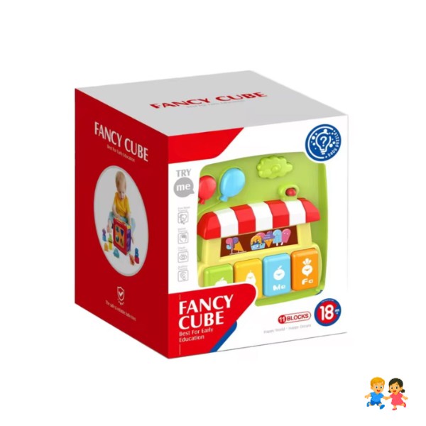 Cubo de Encaje Musical Juego Interativo Didáctico