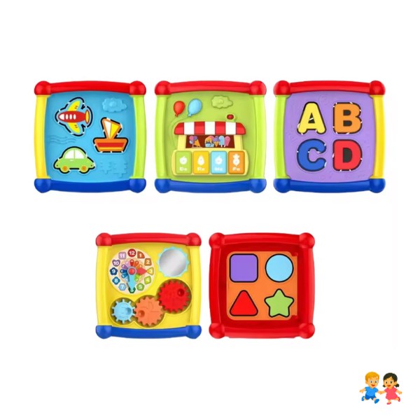 Cubo de Encaje Musical Juego Interativo Didáctico