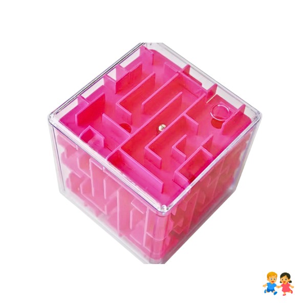 Cubo Laberinto 3D Sensorial Camino Bolita Juguete Ingenio
