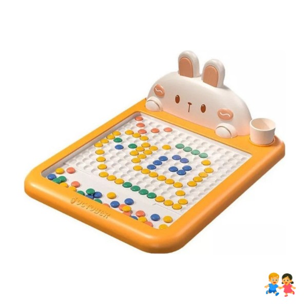 Tablero de dibujo magnético conejito educativo
