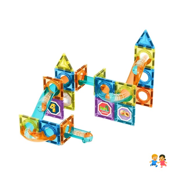 Bloques Construcción Didáctico Niños 3d Magnetic 42 Bloques Didácticos