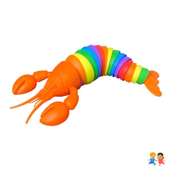 Langosta Flexible. Juguete Sensorial Antiestrés