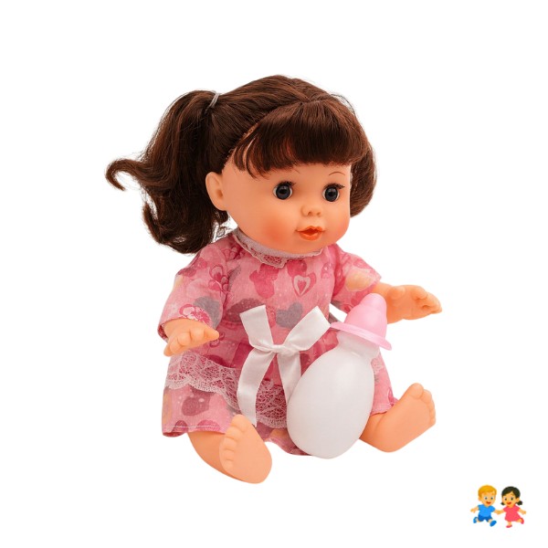 Coche Cuna Metalico De Juguete Con Muñeca