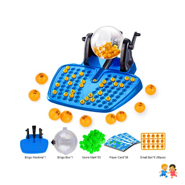 Juego De Mesa Bingo Con Cartones Juego