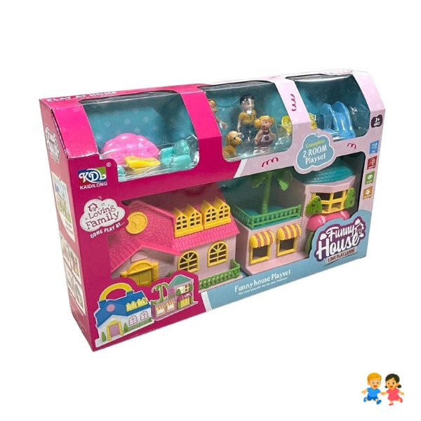 Casita De Juguete Interactiva Con Accesorios