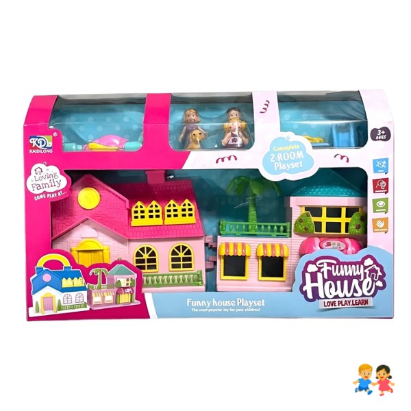 Casita De Juguete Interactiva Con Accesorios