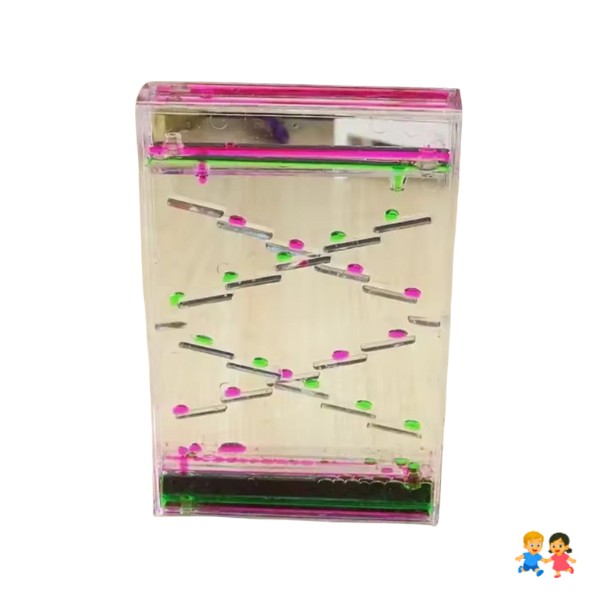 Reloj De Arena Tipo Con Aceite Color En Agua Sensorial