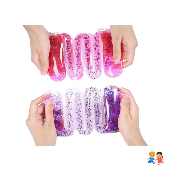 Juguete Sensorial Blando Con Purpurina Autismo Tdah