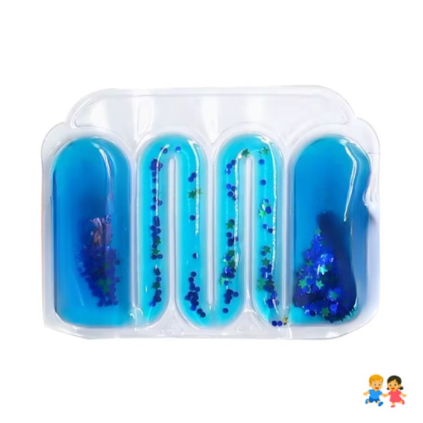 Juguete Sensorial Blando Con Purpurina Autismo Tdah