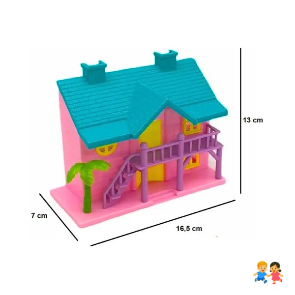 Casa De Muñecas Familia Con Accesorios  Set Completo Infantil
