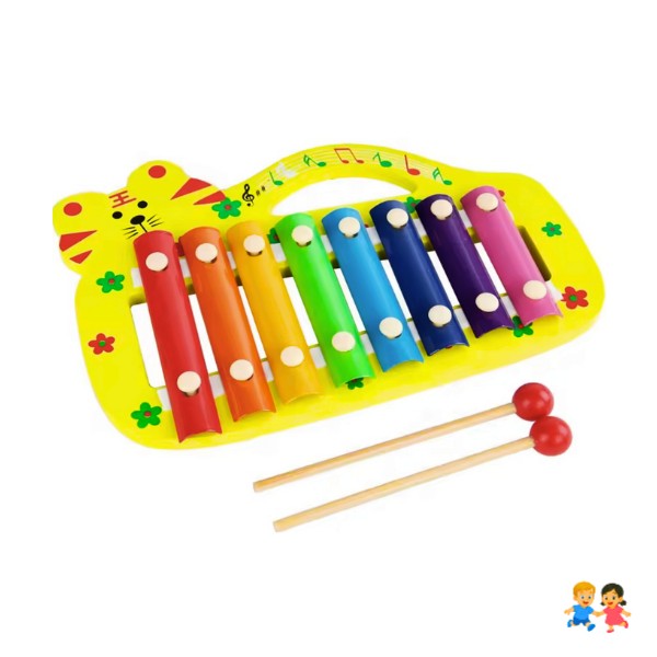 Xilófono De Madera Notas Musical Didáctico Figuras