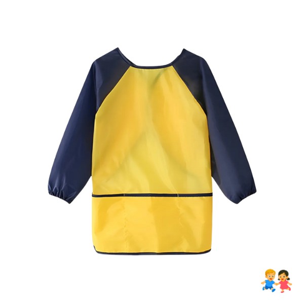 Mangas Largas Niños Pintura Mandil Bata De Arte Infantil