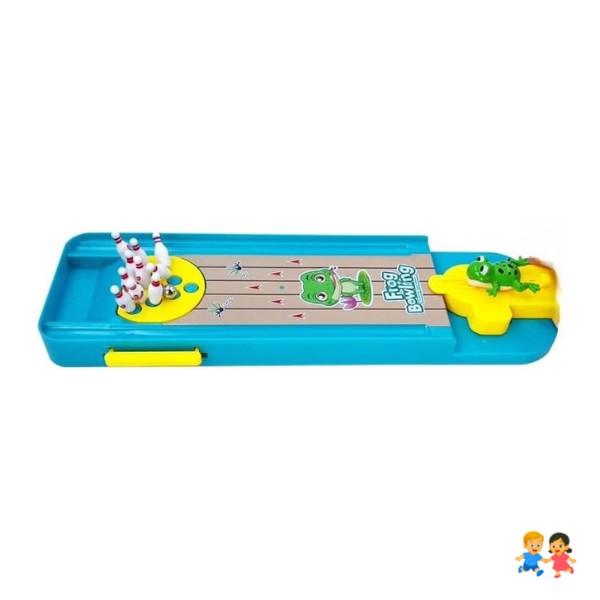Juego De Mesa Ranita Pista De Bolos