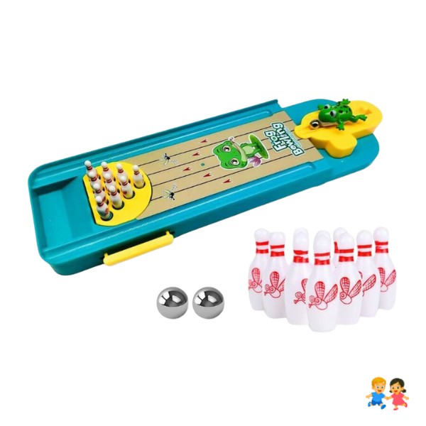 Juego De Mesa Ranita Pista De Bolos