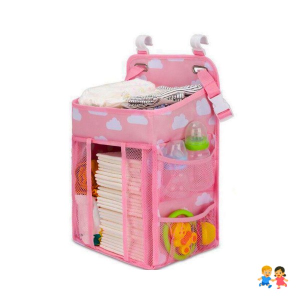 Organizador Cambiador Pañales Para Cuna Carrito De Pañal