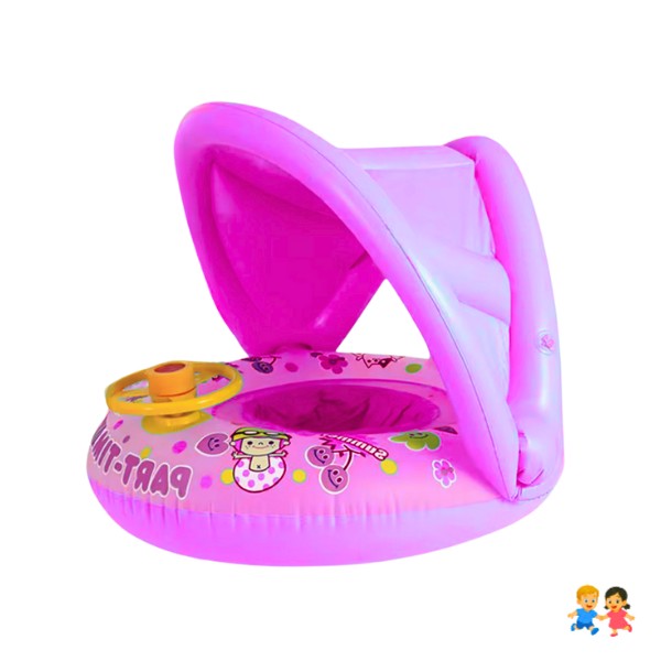 Flotador De Natación para bebé Con Toldo para el sol