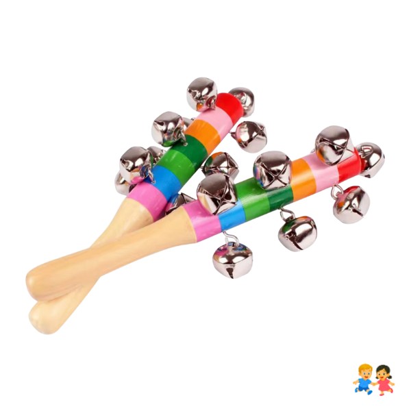 Cascabel De Percusión Madera Escolar