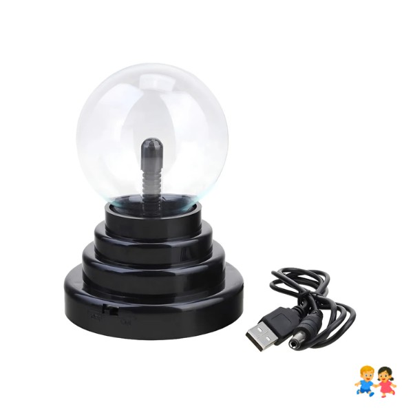 Lámpara Tesla Plasma Interactiva Sensible Tacto