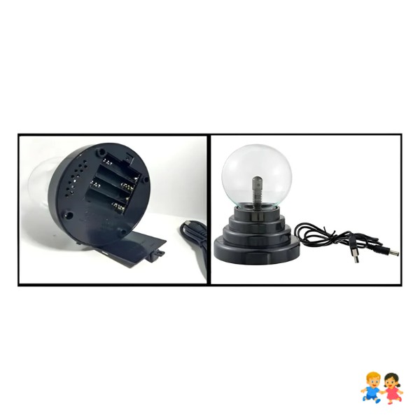 Lámpara Tesla Plasma Interactiva Sensible Tacto
