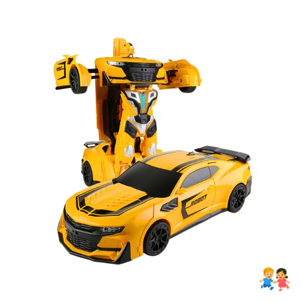 Vehiculo 2 En 1 Auto En Robot Luz Y Musica