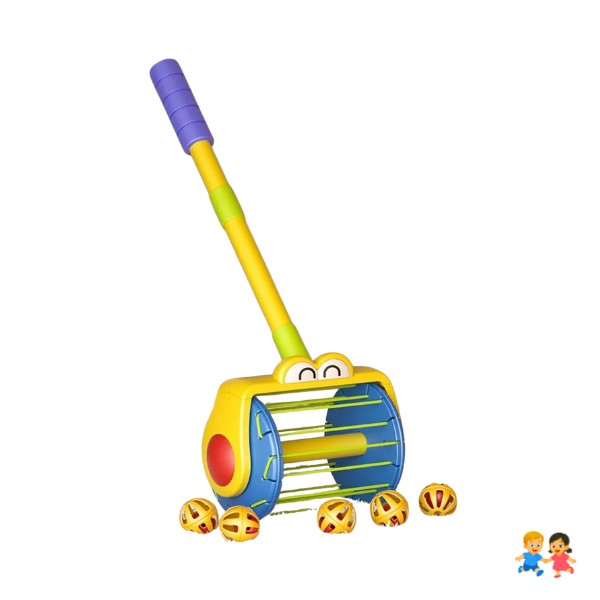 Juguete Interactivo De Aspirador Empujador Lanzador De Bola