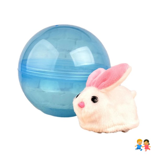 Conejito Eléctrico Peluche Interactivo con  Bola Transparente