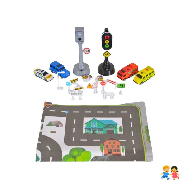 Juguetes De Señales De Tráfico Para Niño Con Carritos