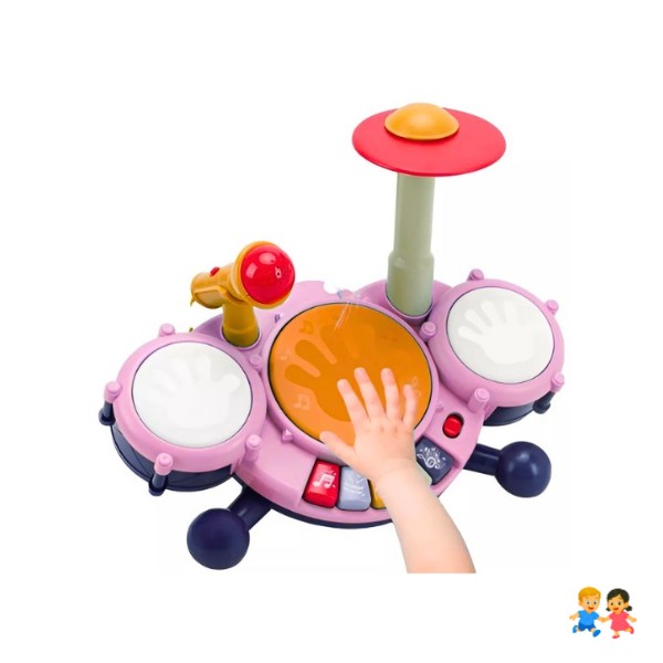 Juguete Bateriamusical Para Bebe Touch Con Piano Y Micrófono.