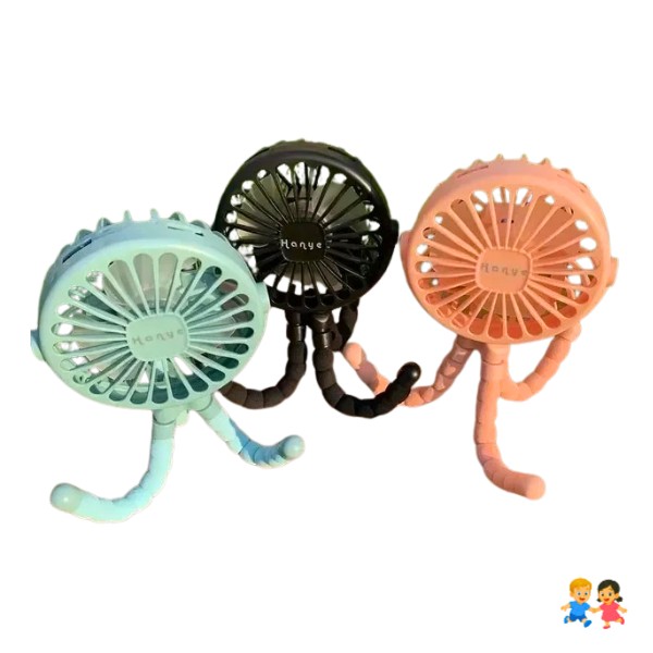 Ventilador 360 Multifuncional Auto Coche Bebe Montable