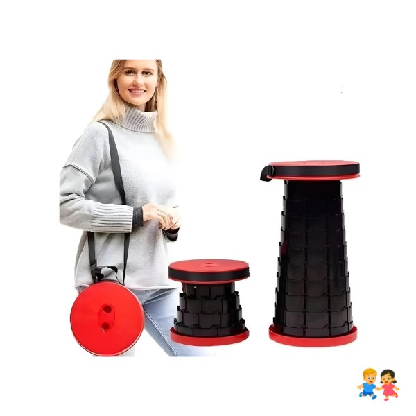 Silla Plegable Camping Banco Plegable Piso Retráctil Sillín