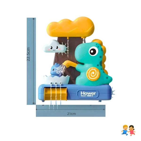 Regadera Rociador De Baño Para Bebés Dinosaurio Juego Ducha