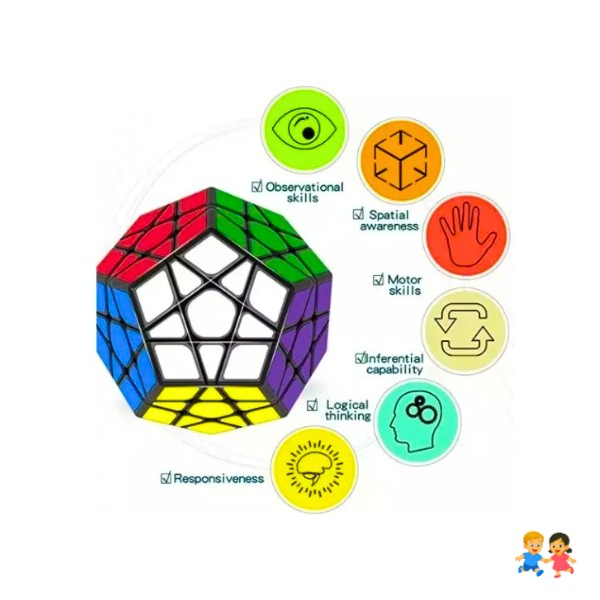 Cubo Magico Pentagonal,juego Cerebral