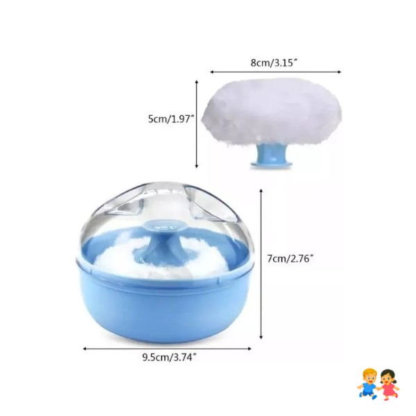 Talquera Aplicador Para Talco Bebé