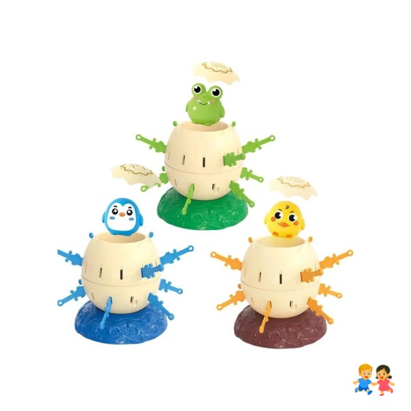 Juguete Sapito - Pollito Barril Pirata Con Espadas Aventuras