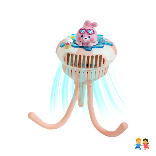 Mini Ventilador USB Portátil Recargable Coche Bebes Paseo