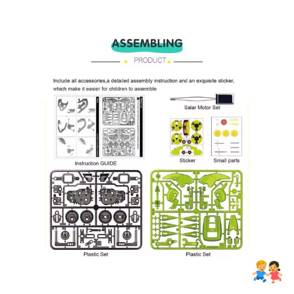 Robot Solar Armable 3 en 1 Ensamblaje Dinosaurio