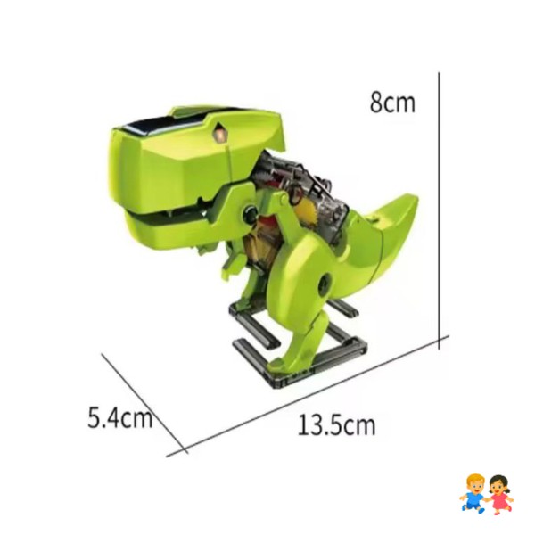 Robot Solar Armable 3 en 1 Ensamblaje Dinosaurio