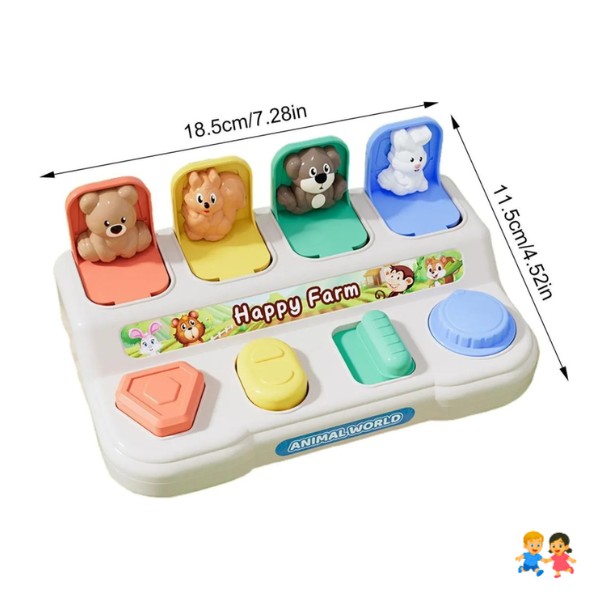 Juguete Sensorial Para Bebe Mini Pop Up