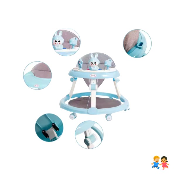 Andadera Caminadora De Bebé Multifuncional Anticaida Unisex.