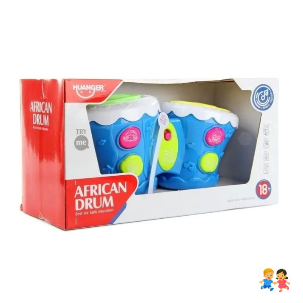 Juguete Tambor Batería Bebe Luces Y Sonidos Didáctico